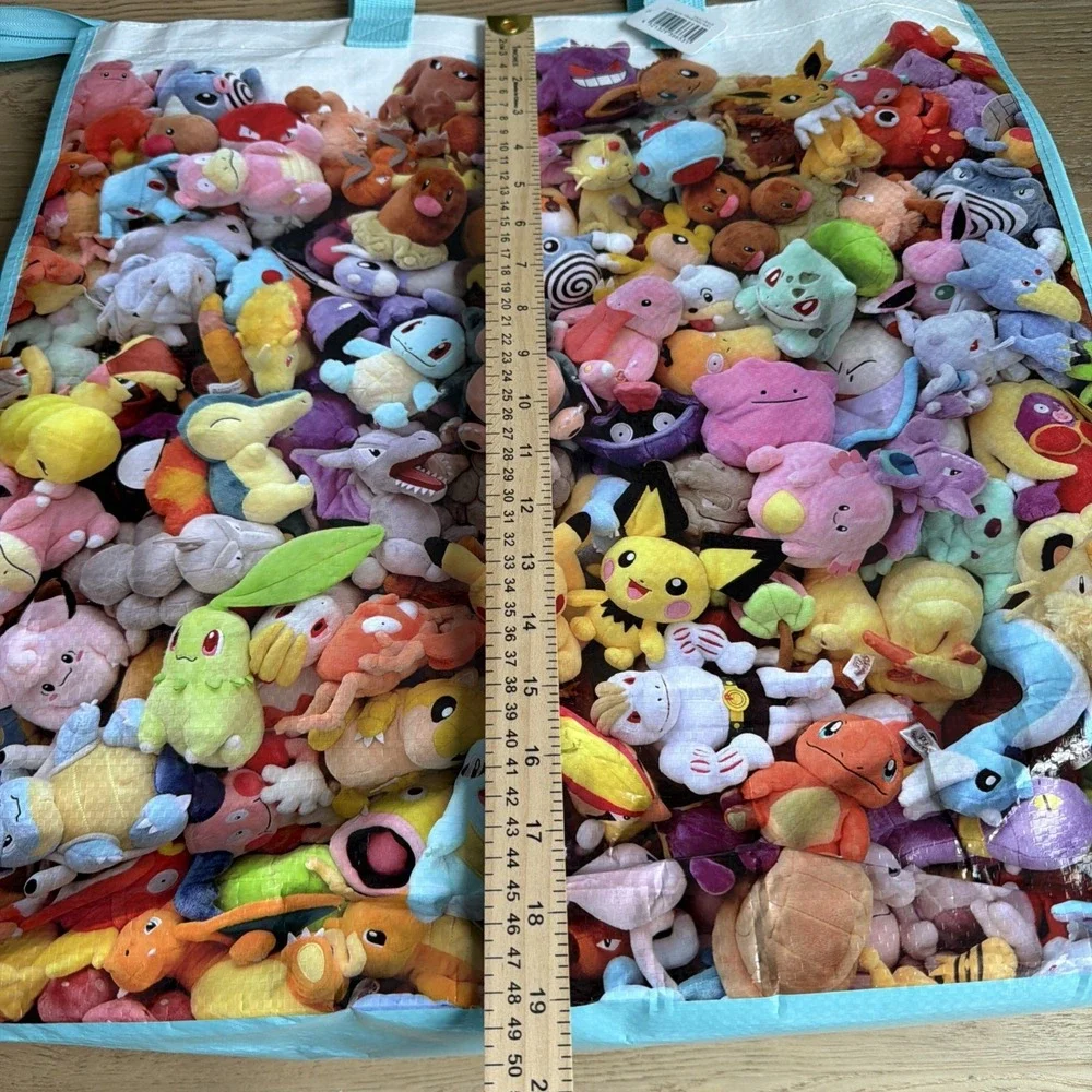 Pokemon Center Japan Collectable Reusable Shopping‎ Zipper Tote Bag L US Shipper